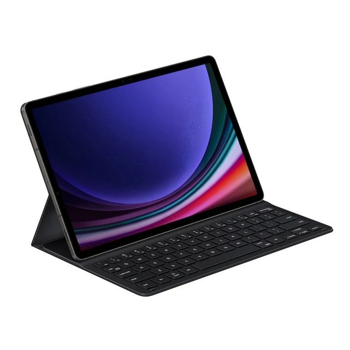 Samsung Tab S9 薄型鍵盤皮套 EF-DX710UBEGWW (黑色) - 輕巧纖薄、支援DeX模式